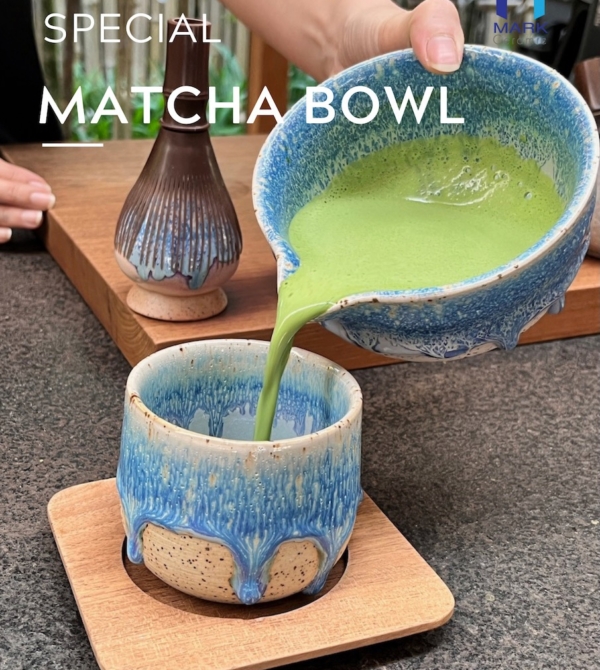 ถ้วยชงมัทฉะ Matcha bowl ถ้วยเซรามิคสำหรับชงชามัทฉะ ผลิตแบบแฮนเมด ช่วยตีชามัทฉะได้เนื้อเนียนละเอียดเป็นพิเศษ