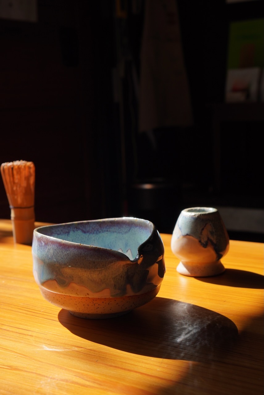 Chawan (Matcha bowl) ถ้วยชงชามัทฉะ สำหรับชงชามัทฉะ ผลิตแบบแฮนเมด ช่วยตีชามัทฉะได้เนื้อเนียนละเอียดเป็นพิเศษ