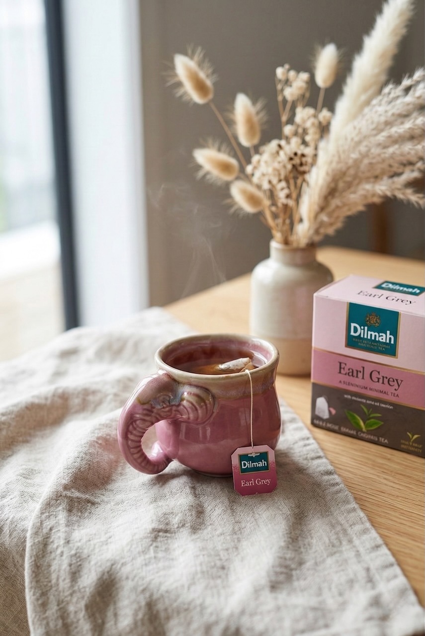 แก้วเซรามิกช้างแฮนด์เมดสุดน่ารักปั้นและเพ้นท์ด้วยมืออย่างพิถีพิถัน ทำให้ได้รายละเอียดของน้องช้างที่น่าเอ็นดู - Image 2